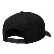 Pro18 Sports black curved peak performance hat with black logo